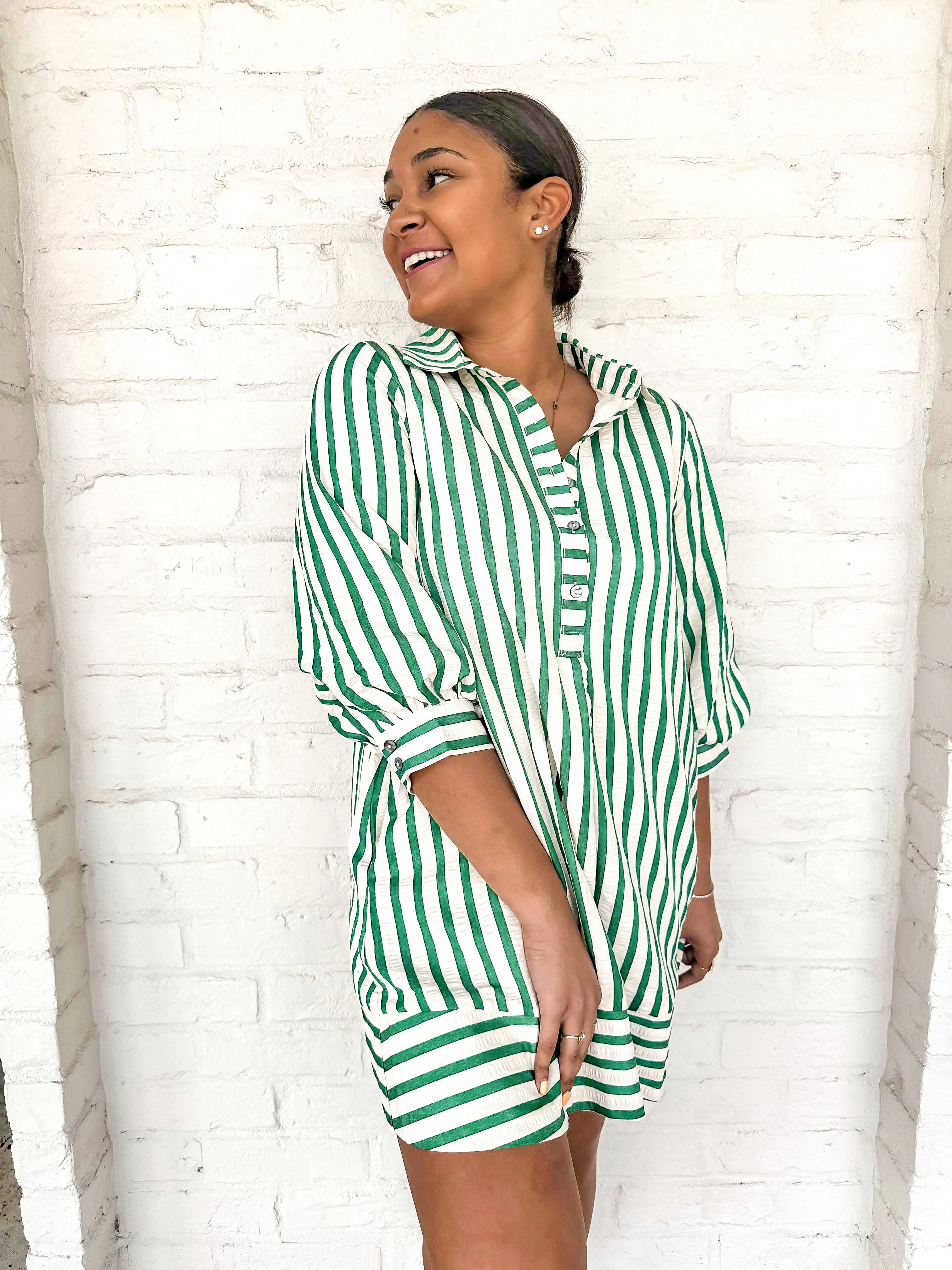 Am I The Drama Green Dress