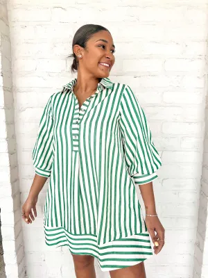 Am I The Drama Green Dress