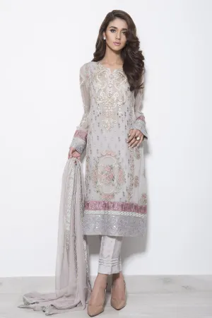 Baroque Luxury Chiffon Embroidered Collection - Victorian Dreams