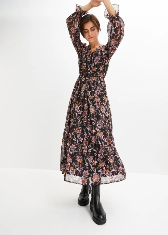 Bodyflirt long dress, black