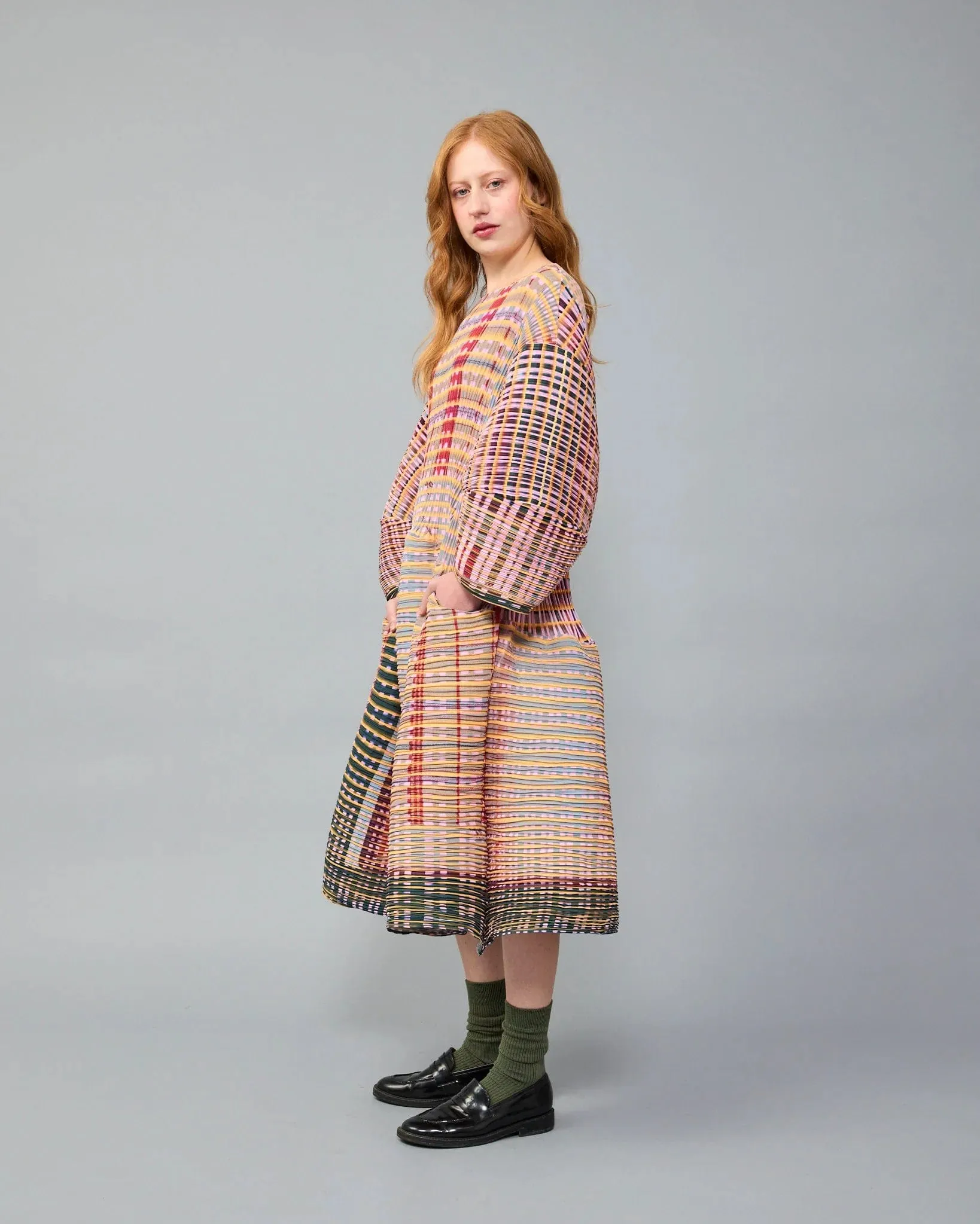 Elias Pax Hand Pleated Dress