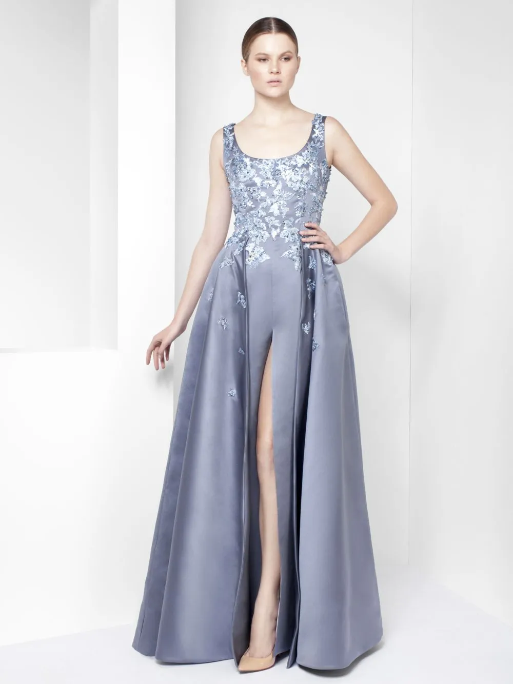 Embroidered Long Dress