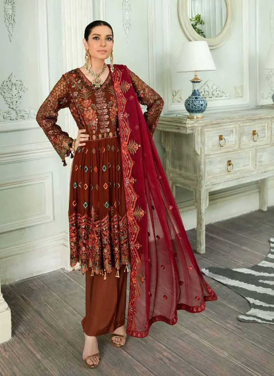 Farmaish Festive Chiffon Collection by Zebtan – FC-07