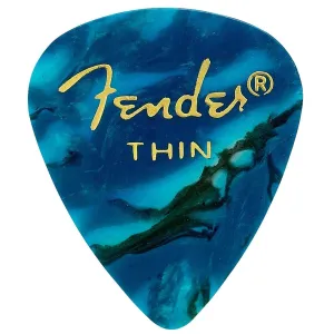 Fender 351 Pick Pack (12) Ocean Turquoise Thin