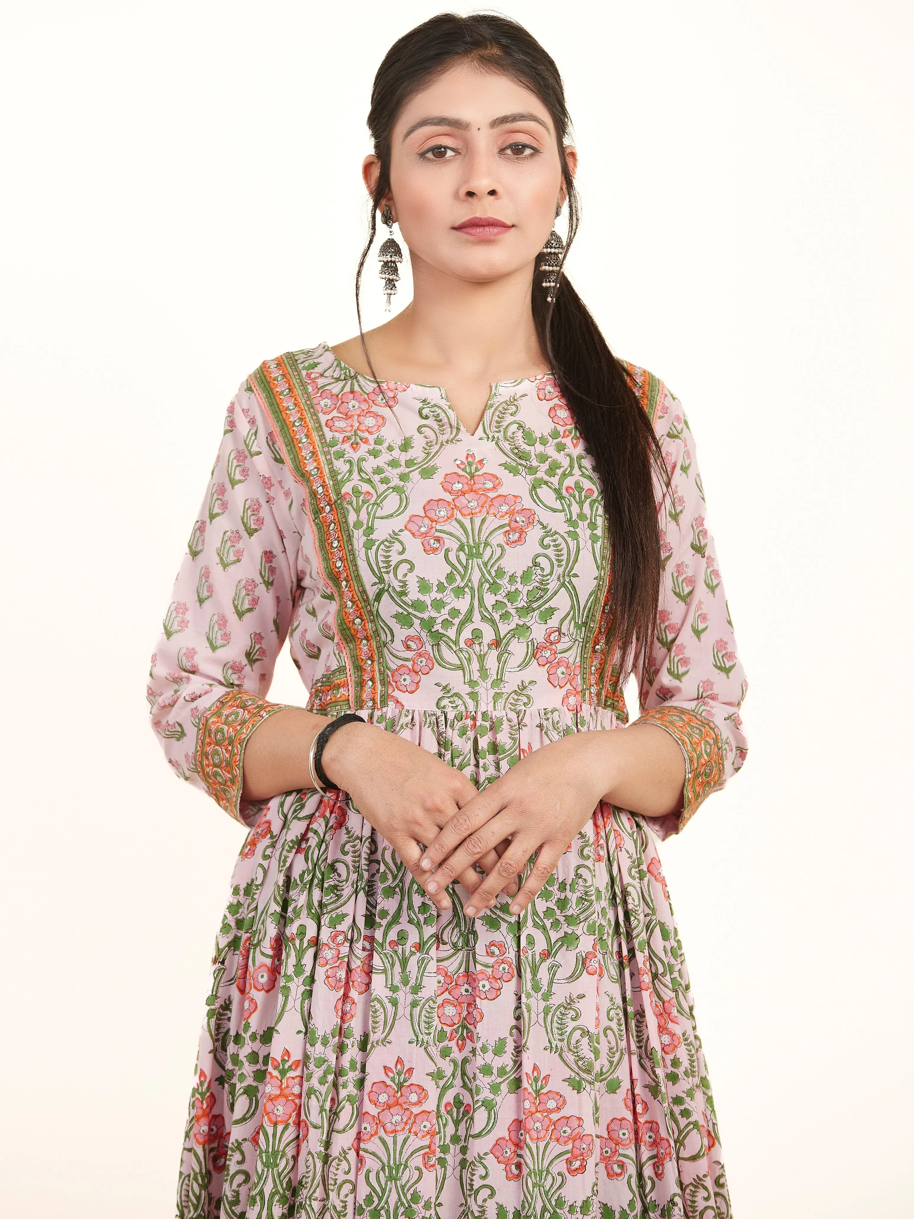 Fiza Madhosh Long Dress With Gathers