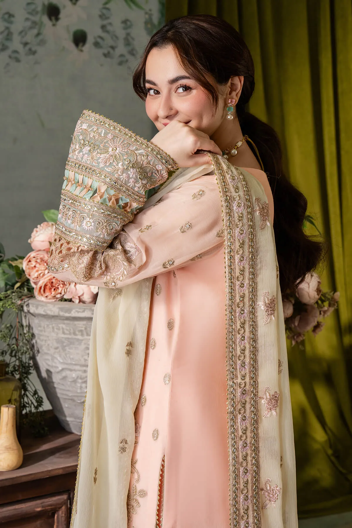 Imrozia x Hania Aamir Naina Chiffon Formals – I-193 Kashud