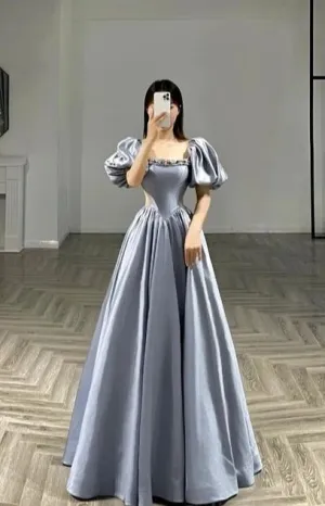 kamahe Gray Prom Dresses, Long Prom Dress