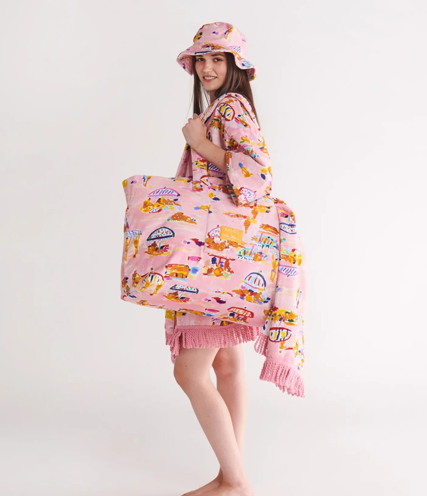 Kip & Co x Ken Done Beach Days Terry Oversized Beach Bag