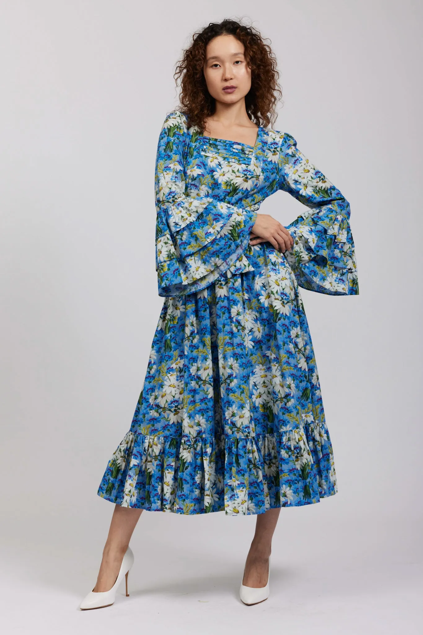 Laura Ashley x Batsheva Waverly Dress in Mirfield