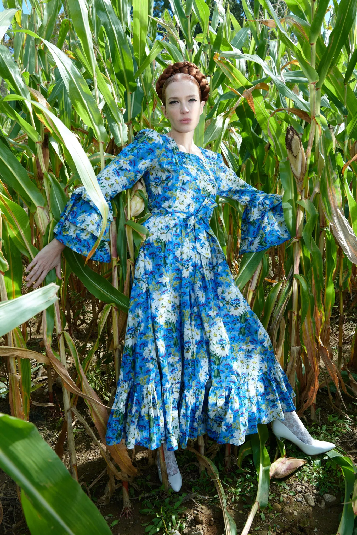 Laura Ashley x Batsheva Waverly Dress in Mirfield