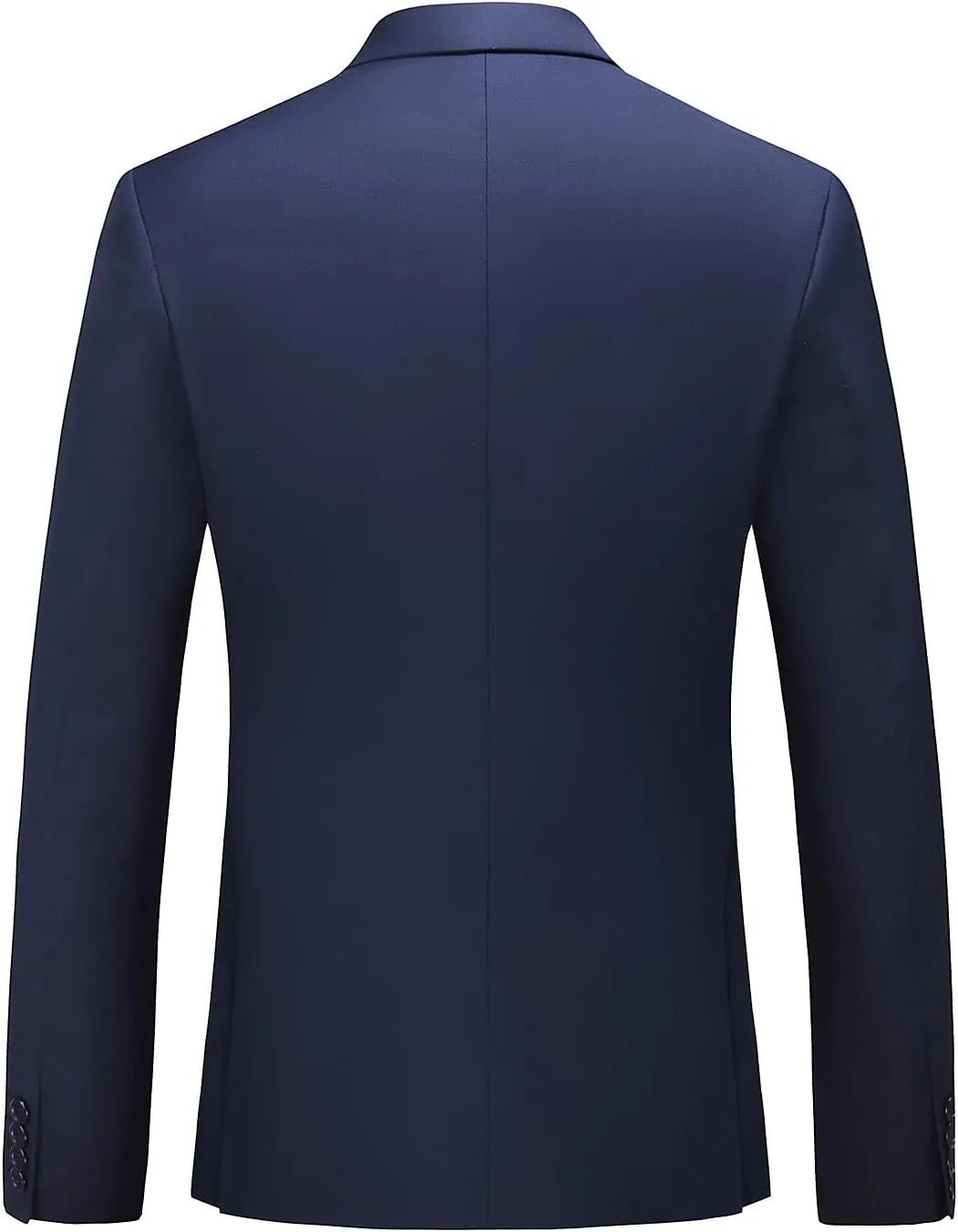MOGU Men's Double-Breasted Suit Blazer Slim Fit Solid Color Sport Coat Jacket for Business, Wedding, Prom & Formal Events