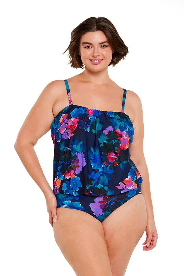 Montego Flouncy Bandeau One Piece