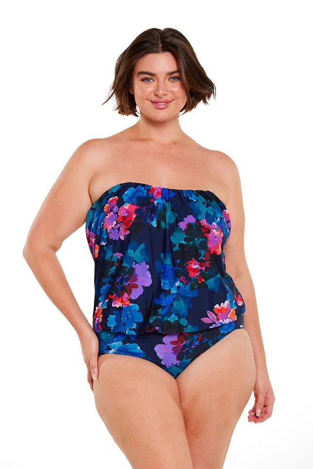 Montego Flouncy Bandeau One Piece