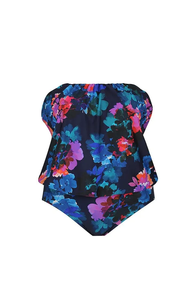 Montego Flouncy Bandeau One Piece