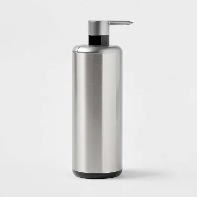 Open Box - Touchless Soap Pump Metallic Gray - Threshold