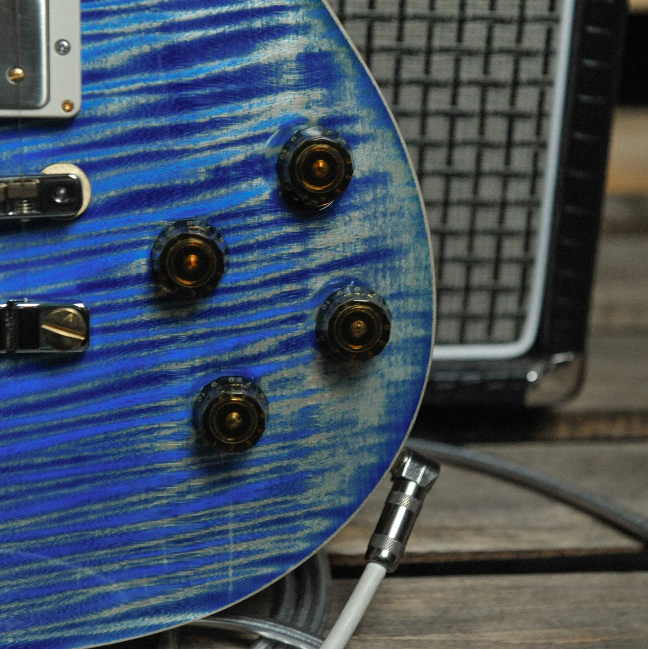 PRS McCarty 594 10 Top, Faded Blue Jean w/Case