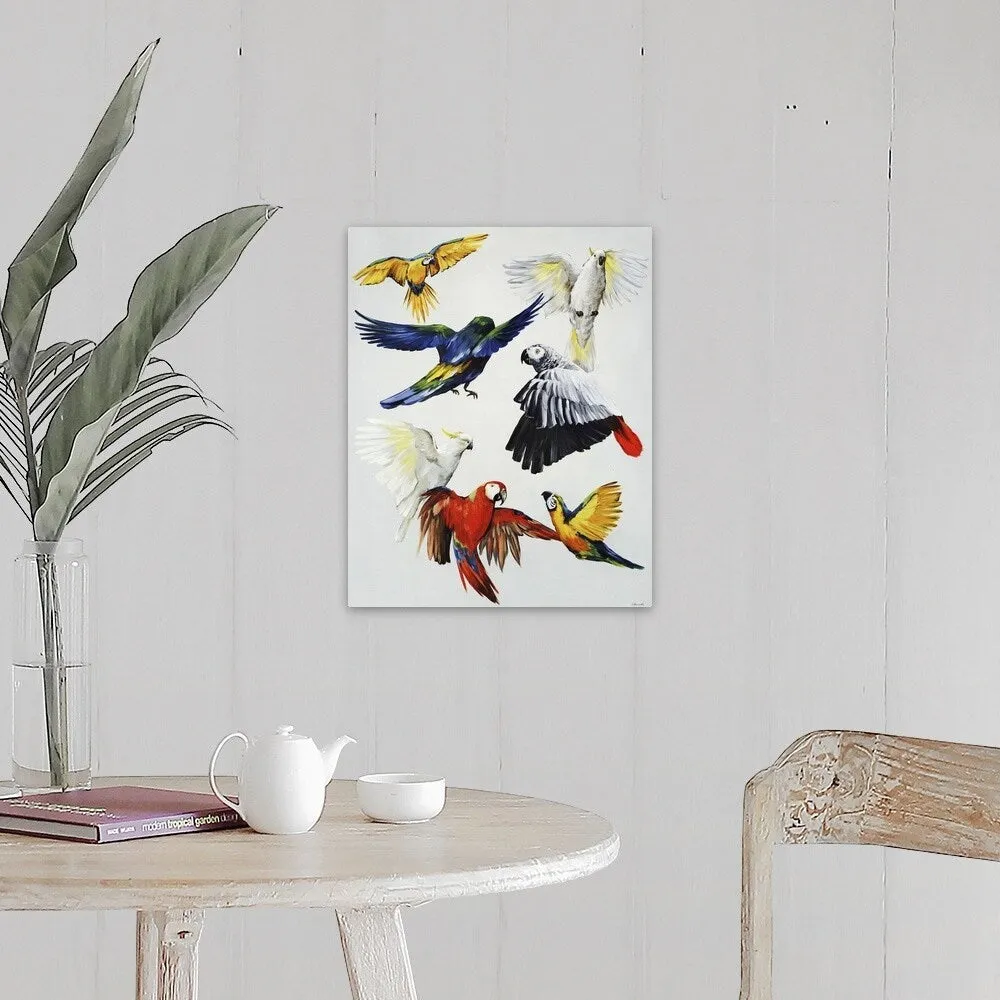 "Birds of Paradise" Canvas Wall Art
