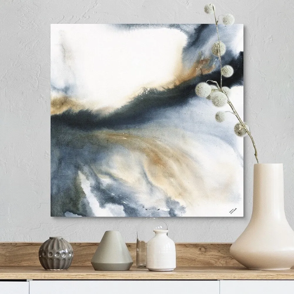 "Blue Rush I" Canvas Wall Art