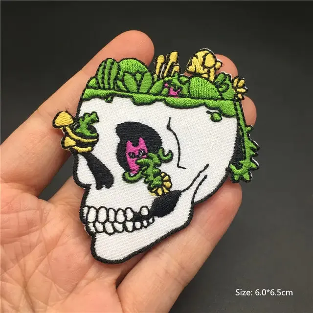 Rock Punk Clothes Patches