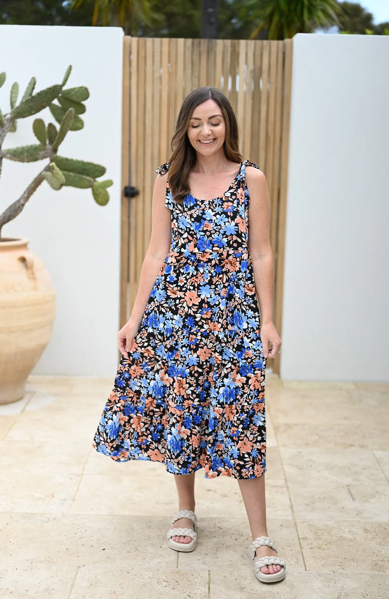Senna Dress - Ocean Sunset