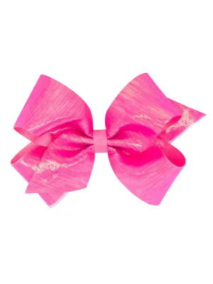 Sheer Grosgrain Overlay Bow