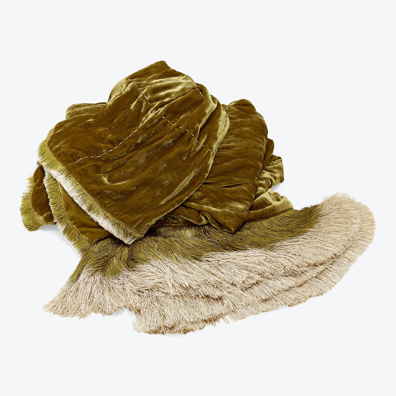 Silk Fringe Throw